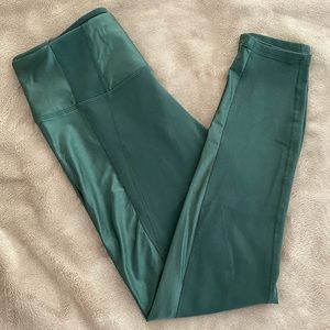 Shimmery green leggings 7/8